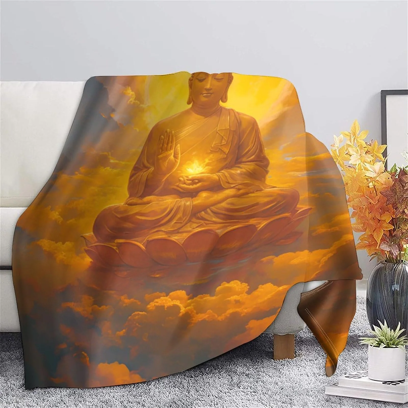 Покривало Golden Buddha М'яка Пухнаста Тепла Флісова, фото №6