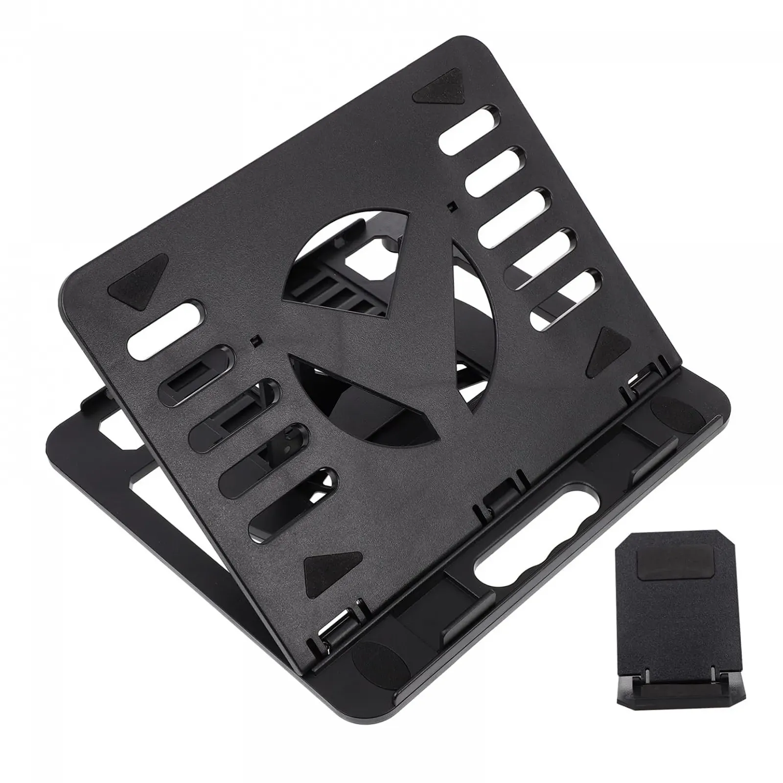 Подставка для ноутбука Sewroro Настольная Складная с регулируемым углом ABS с держателем для телефона, фото №1