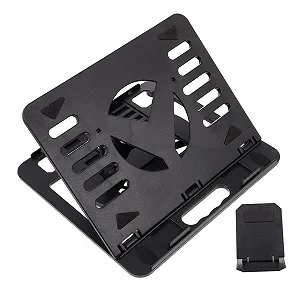 Подставка для ноутбука Sewroro Настольная Складная с регулируемым углом ABS с держателем для телефона - Фото 1