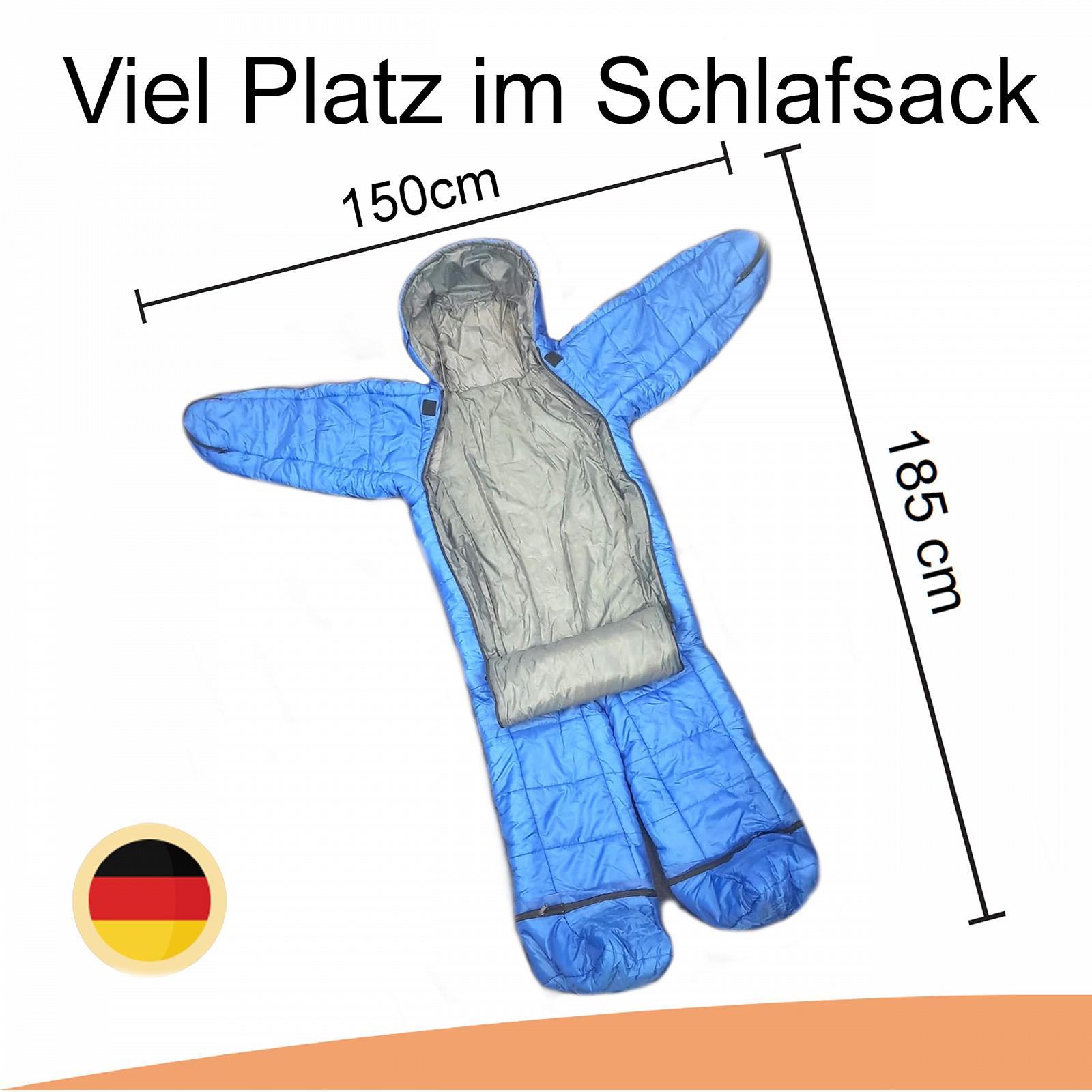 Спальний Мішок EnergieSack з Руками і Ногами Водонепроникний, фото №3 Спальний Мішок EnergieSack з Руками і Ногами Водонепроникний, фото №3