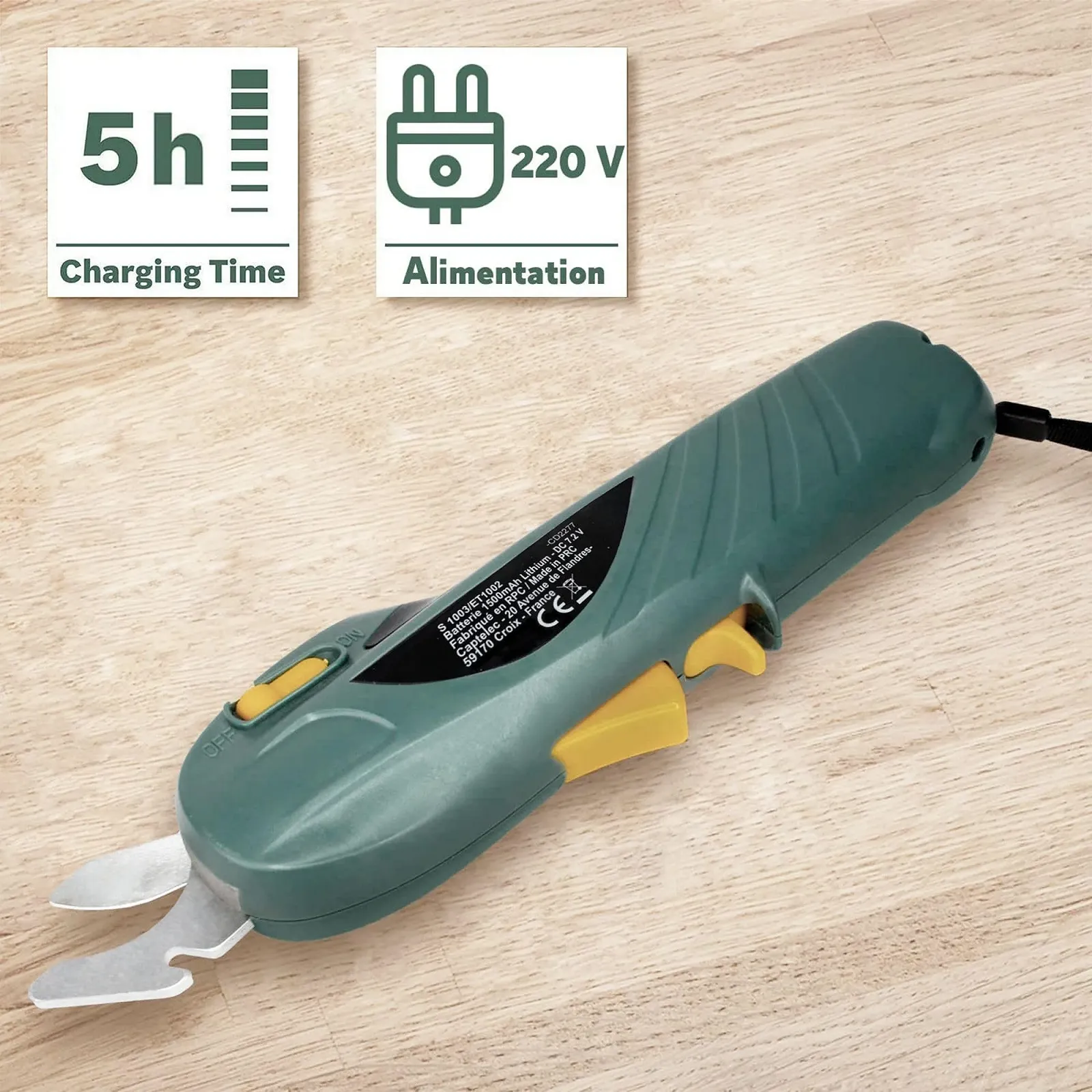 Акумуляторний секатор 7.2 V, фото №8 Акумуляторний секатор 7.2 V, фото №8