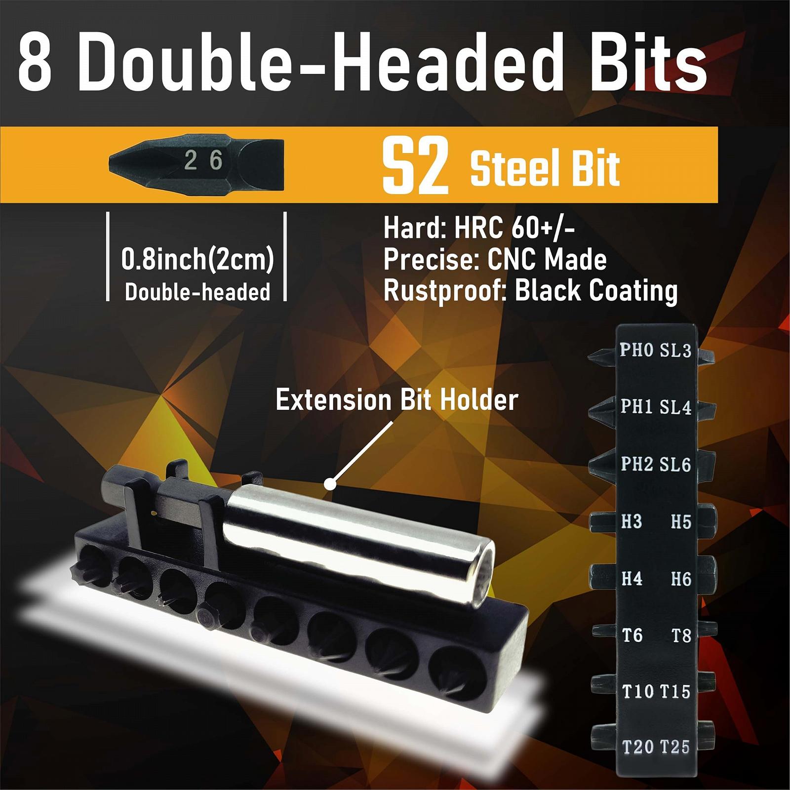 Отвёртка Steinwhale 10 в 1 Короткая Мини Для Узких Пространств Cellulose Acetate Fiber Handle Double Headed S2 Steel Bits Высокая Твёрдость Изысканная EDC, фото №6 Отвёртка Steinwhale 10 в 1 Короткая Мини Для Узких Пространств Cellulose Acetate Fiber Handle Double Headed S2 Steel Bits Высокая Твёрдость Изысканная EDC, фото №6