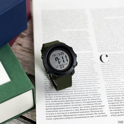Годинник Skmei 1426AGWT Army Green-White, фото №4