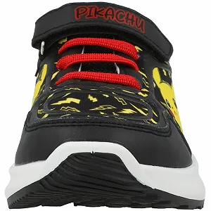 Кроссовки Pokémon Emboss Light Черные Детские с рисунком Пикачу, светоотражающая пятка synthetic.ua - Фото 1