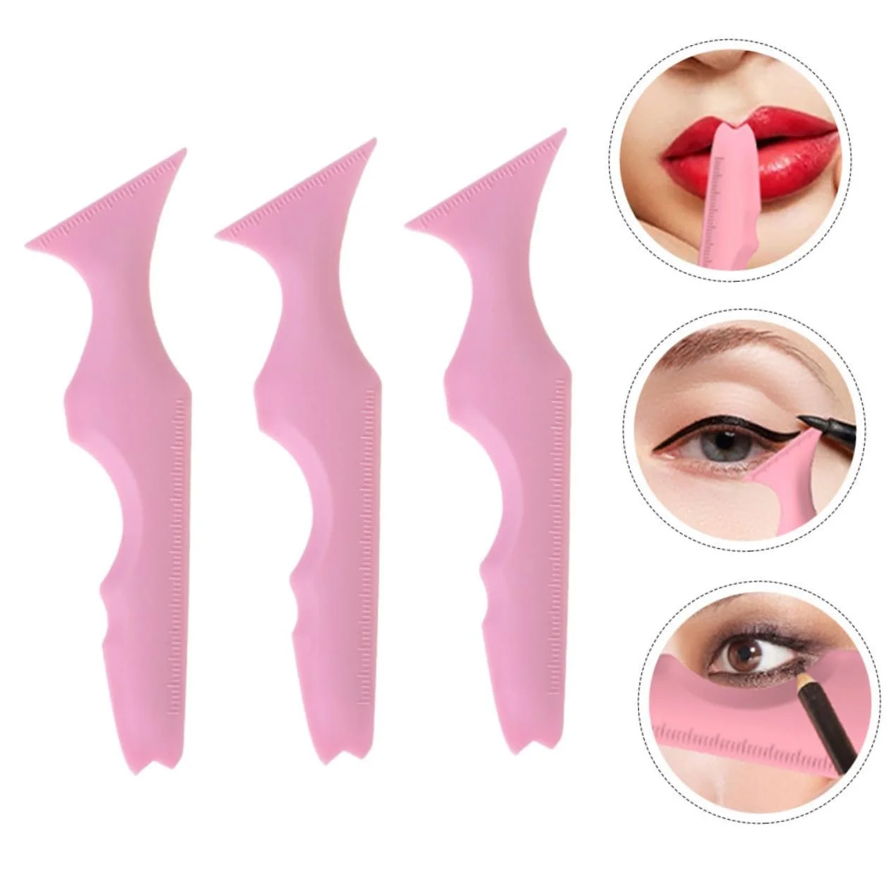 Трафарети для подводки FOMIYES Силиконовий, 6 шт, фото №2