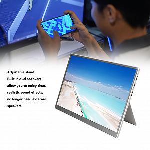 Портативний Монітор Moni Gate 10.5 дюймів 1280P FHD USB C HDMI Геймінг Moni Gate ультратонкий IPS дисплей з двома динаміками та підставкою ціна на synthetic.ua - Фото 1 Портативний Монітор Moni Gate 10.5 дюймів 1280P FHD USB C HDMI Геймінг Moni Gate ультратонкий IPS дисплей з двома динаміками та підставкою synthetic.ua - Фото 1