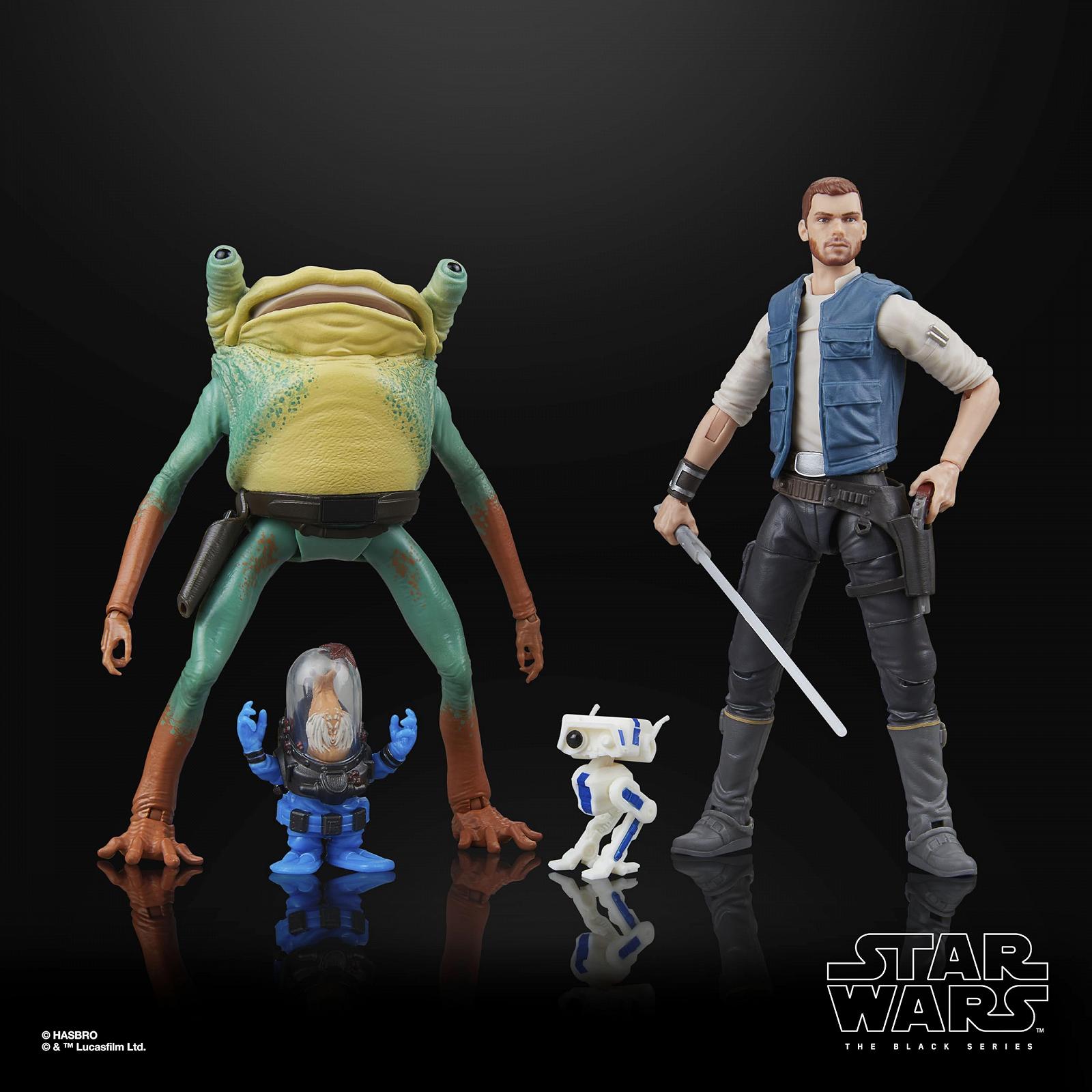 Фігурки Star Wars The Black Series Cal Kestis, Turgle & Skoova Stev, Star Wars Jedi: Survivor, колекційні, масштаб 15 см, фото №5