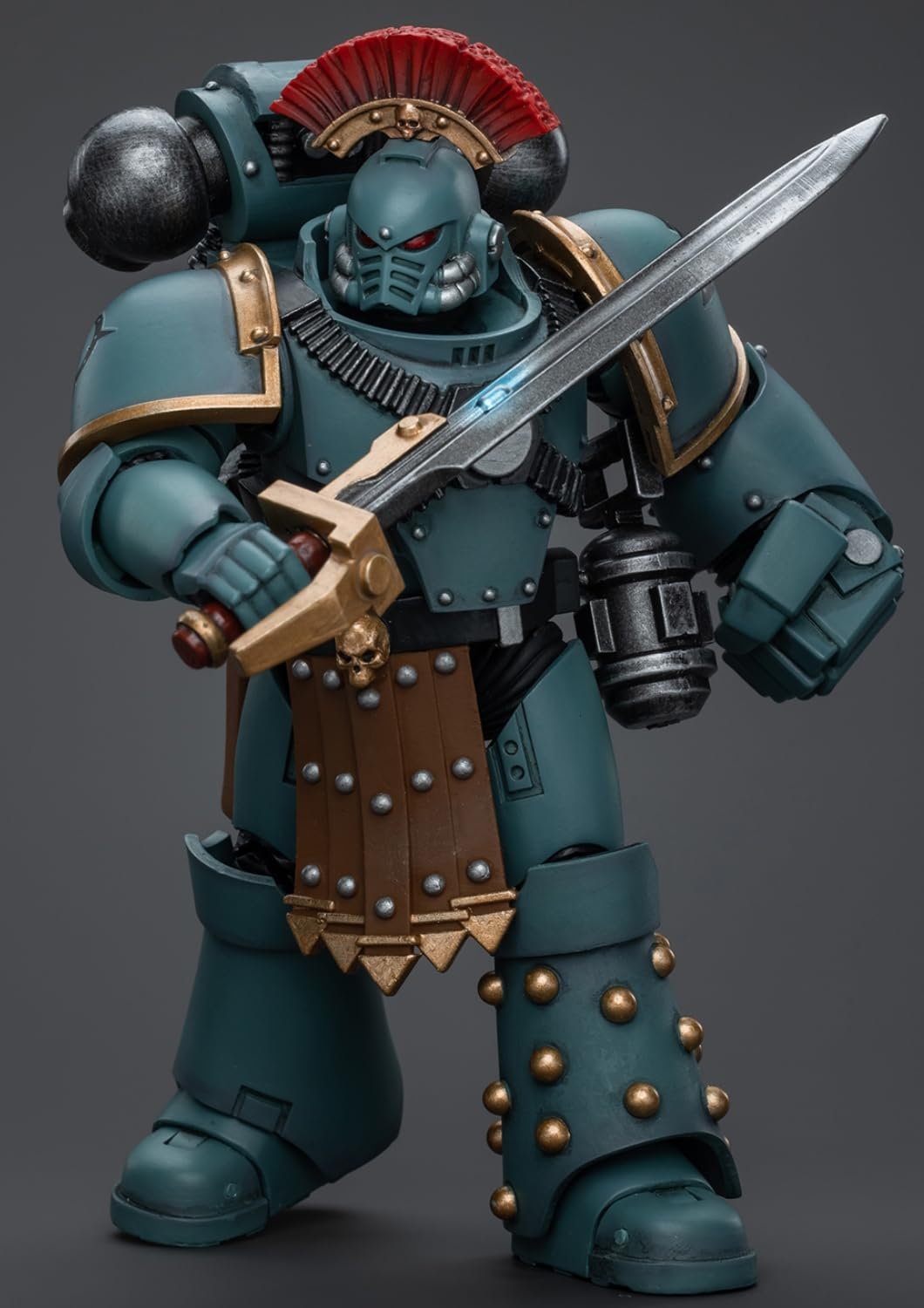 Фігурка колекційна JoyToy Warhammer The Horus Heresy Sons of Horus MKIV Tactical Squad Sergeant with Power Fist, масштаб 1:18, фото №4
