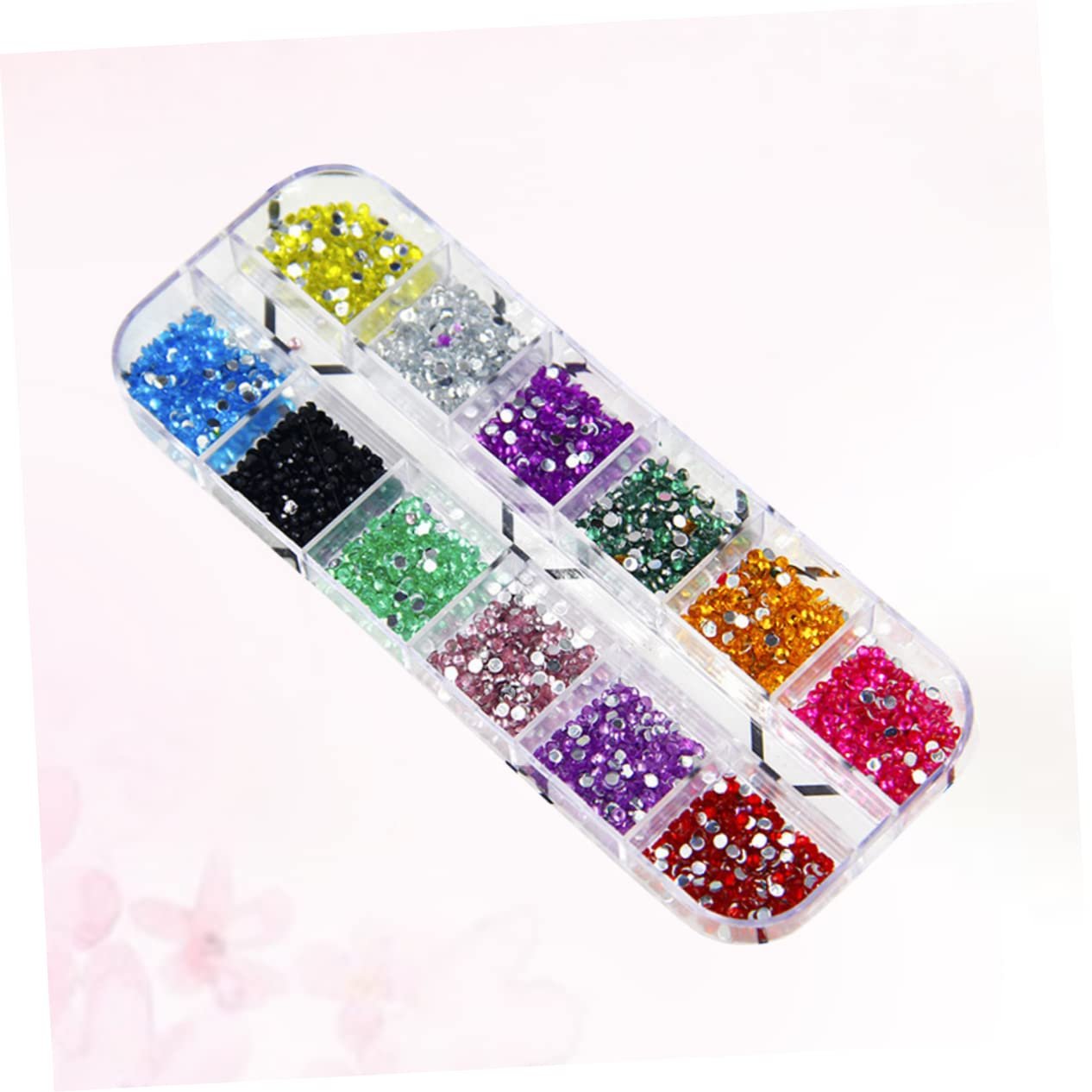 Наклейки для дизайна ногтей Beavorty 12 цветов, упаковка 2000 шт. Блестящие украшения для дизайна ногтей, яркие цвета, фото №8 Наклейки для дизайна ногтей Beavorty 12 цветов, упаковка 2000 шт. Блестящие украшения для дизайна ногтей, яркие цвета, фото №8