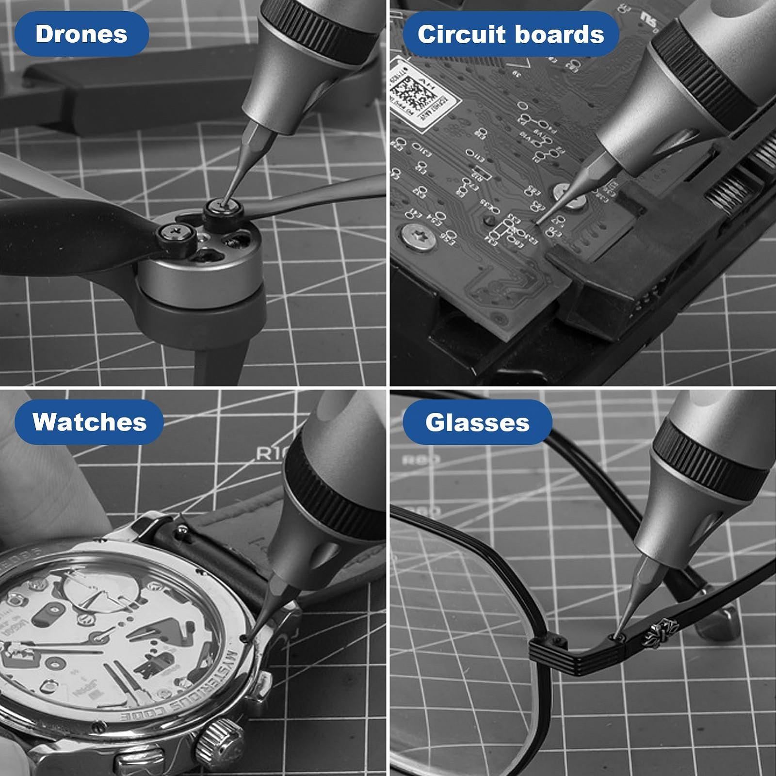 Електричний викрутковий набір JKOKPMG Mini Precision Magnetic 50 в 1, фото №6