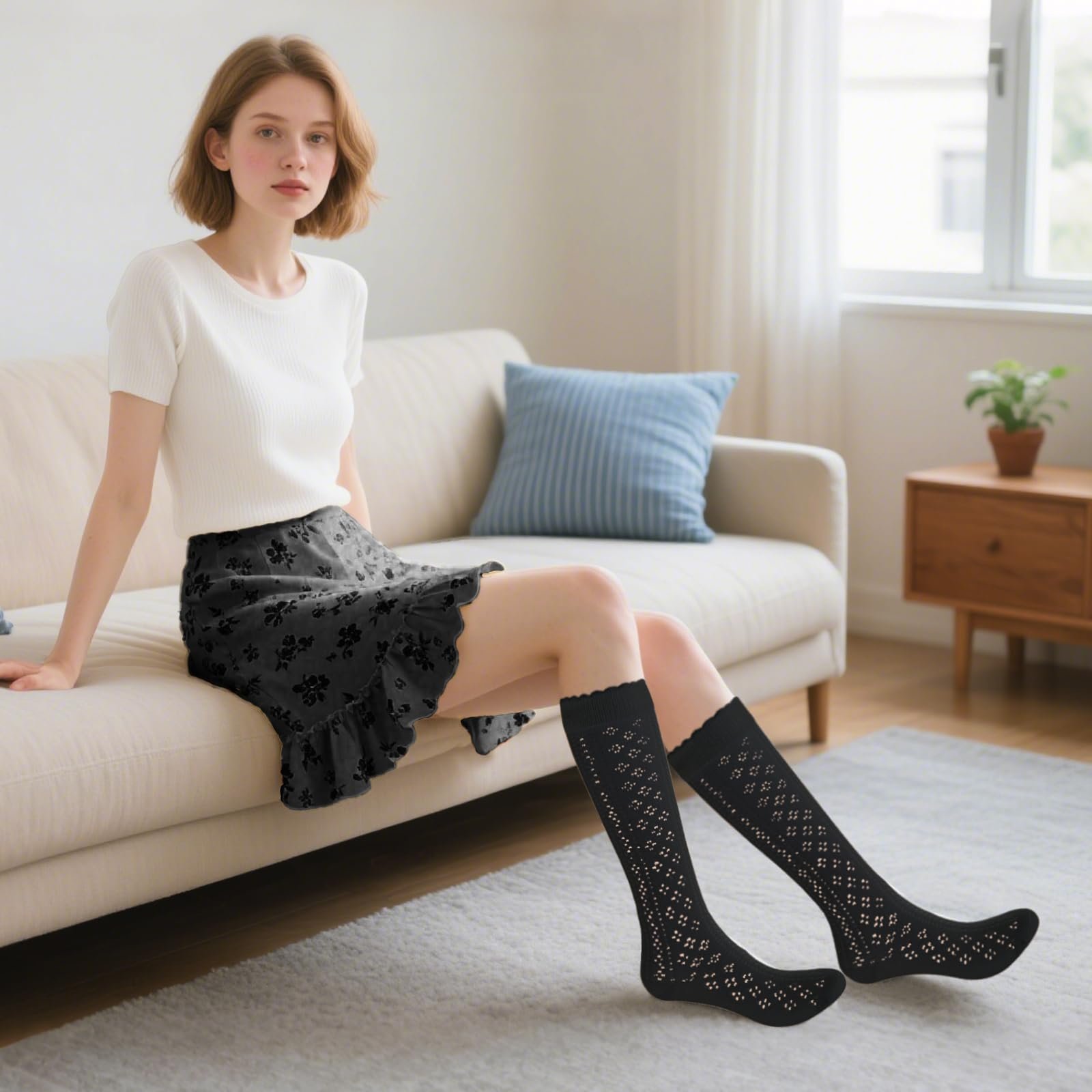 Женские гольфы Dirndl, Женские костюмные гольфы, Dirndl, Дышащие, предотвращающие появление запаха, для свадебной костюмированной вечеринки Oktoberfest Folk Festival Costume, фото №6