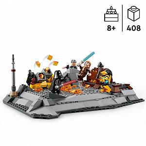 Конструктор LEGO Star Wars 75334 Ігровий набір Обі-Ван Кенобі проти Дарта Вейдера з дуельними платформами та мініфігурками для дітей від 8 років synthetic.ua - Фото 1