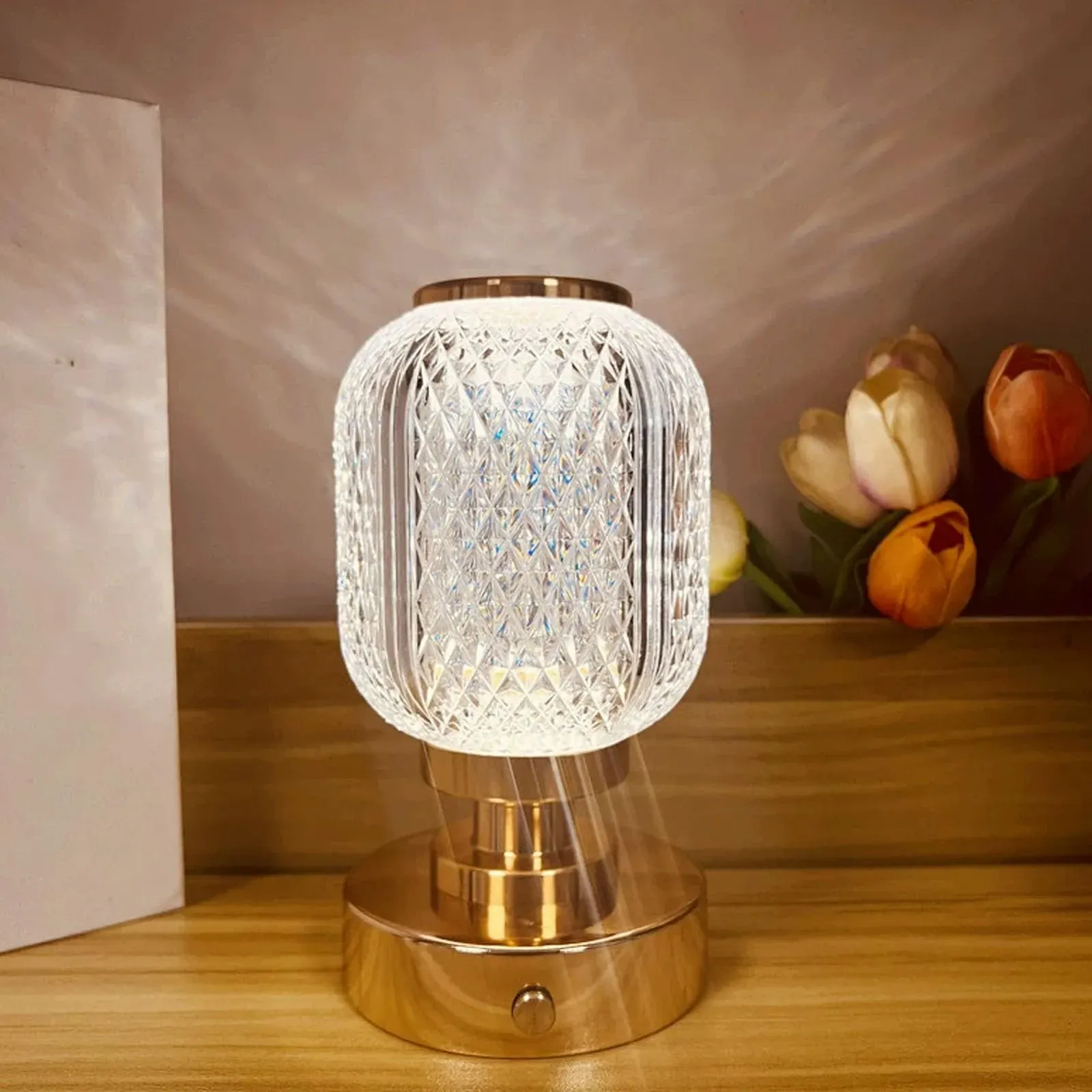 Настільна лампа LED Wireless 1500 мАг Сенсорна 3 режими, фото №6