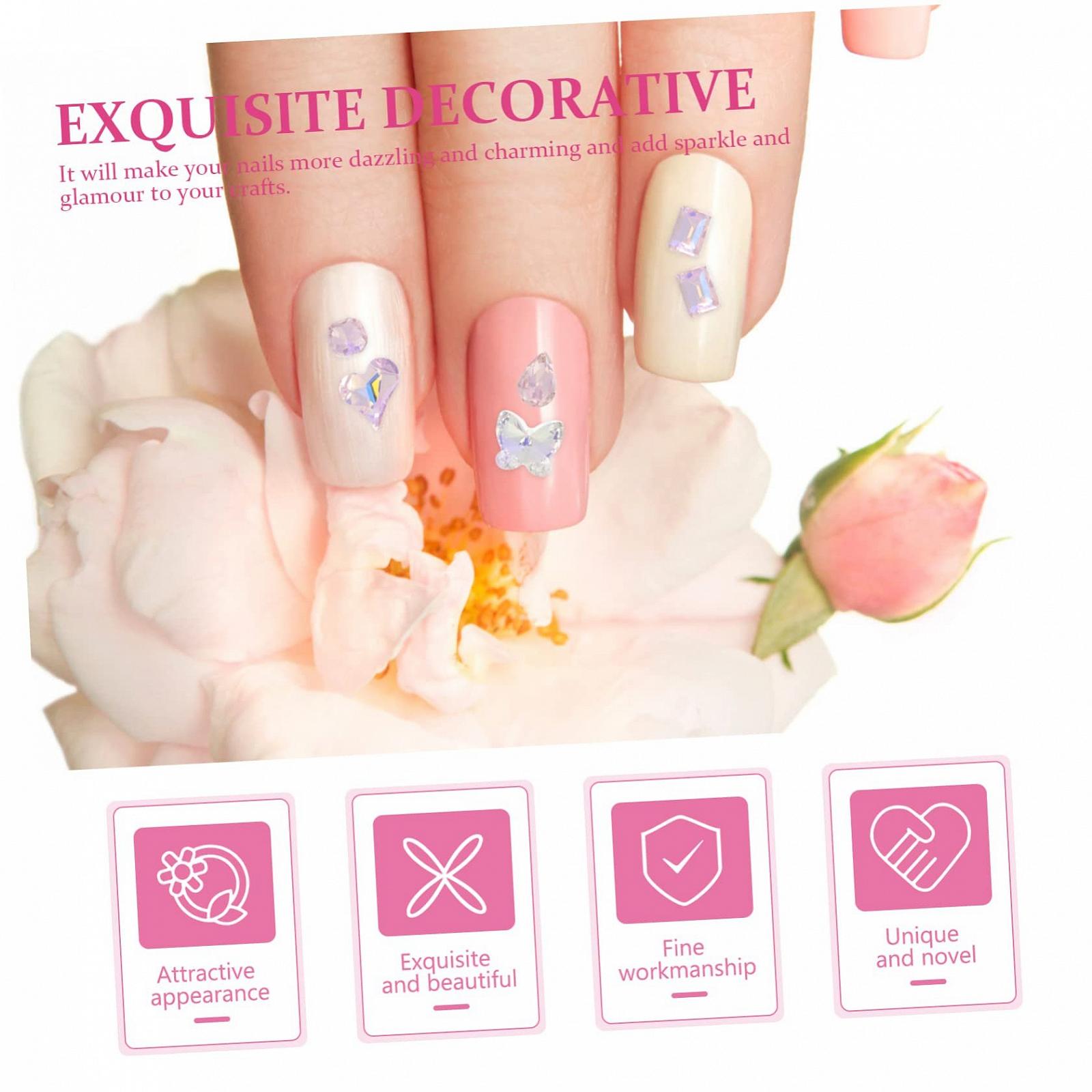 Стразы Плоские Healeved 120 шт. Разных форм, фото №4 Стразы Плоские Healeved 120 шт. Разных форм, фото №4