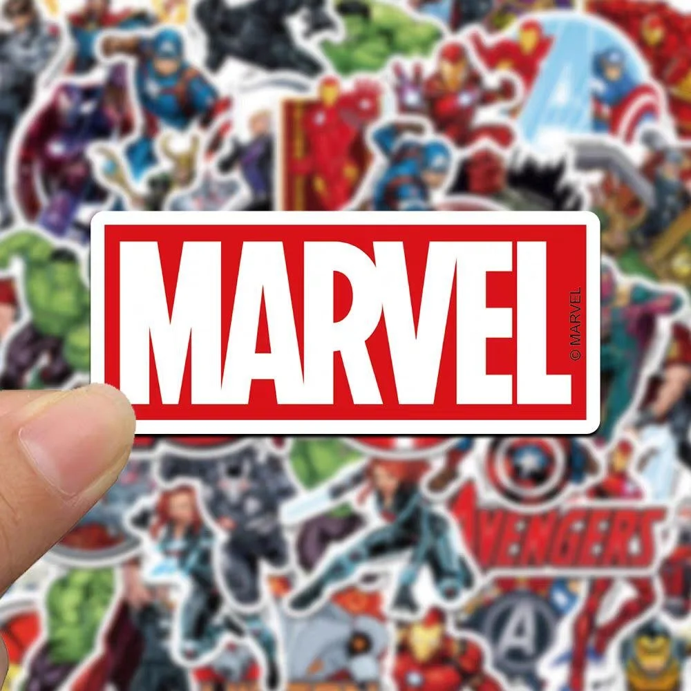 Стикеры Мстители Марвел Железный человек Халк Железный человек Marvel The Avengers стикерпак наклейки набор наклейок 50 шт, фото №4