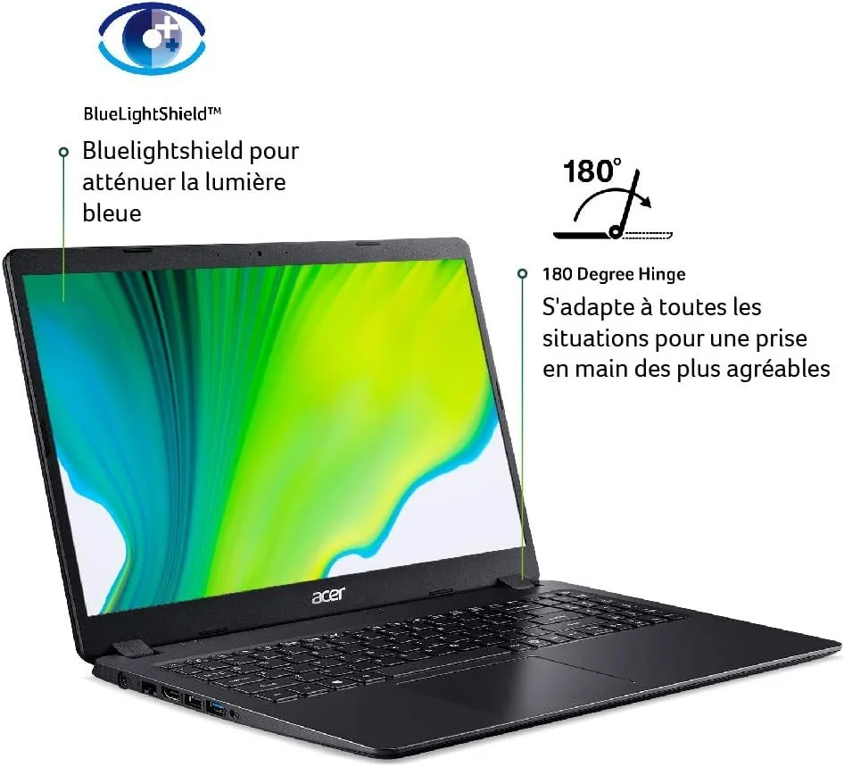 Ноутбук 15.6" Acer Aspire 3 (A315-56-52ZT) Intel Core i5-1035G1 RAM 8GB SSD 512GB Windows 11 Home (UKR), фото №4