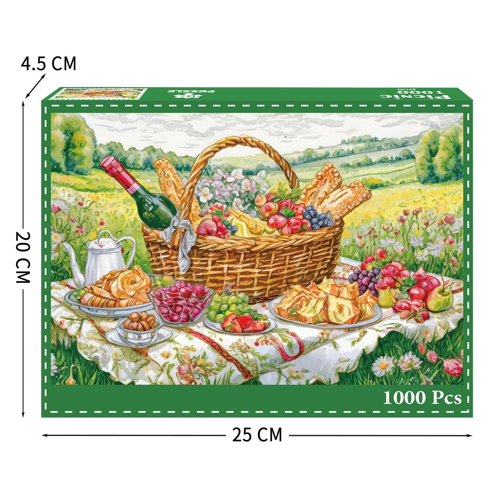 Пазл HUADADA Impossible Game Picnic Motif 1000 деталей, фото №1