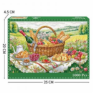 Пазл HUADADA Impossible Game Picnic Motif 1000 деталей - Фото 1