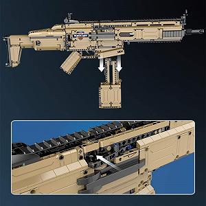 Технологія BGOOD Rifle CADA C81021W 1406 Клемпінгові блоки Стріляюча Scar 17S Модель з Снарядами synthetic.ua - Фото 1