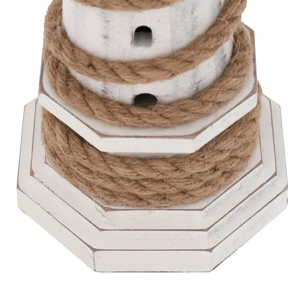 Настільна лампа Lighthouse Maritime E27 Білий Коричневий, фото №2