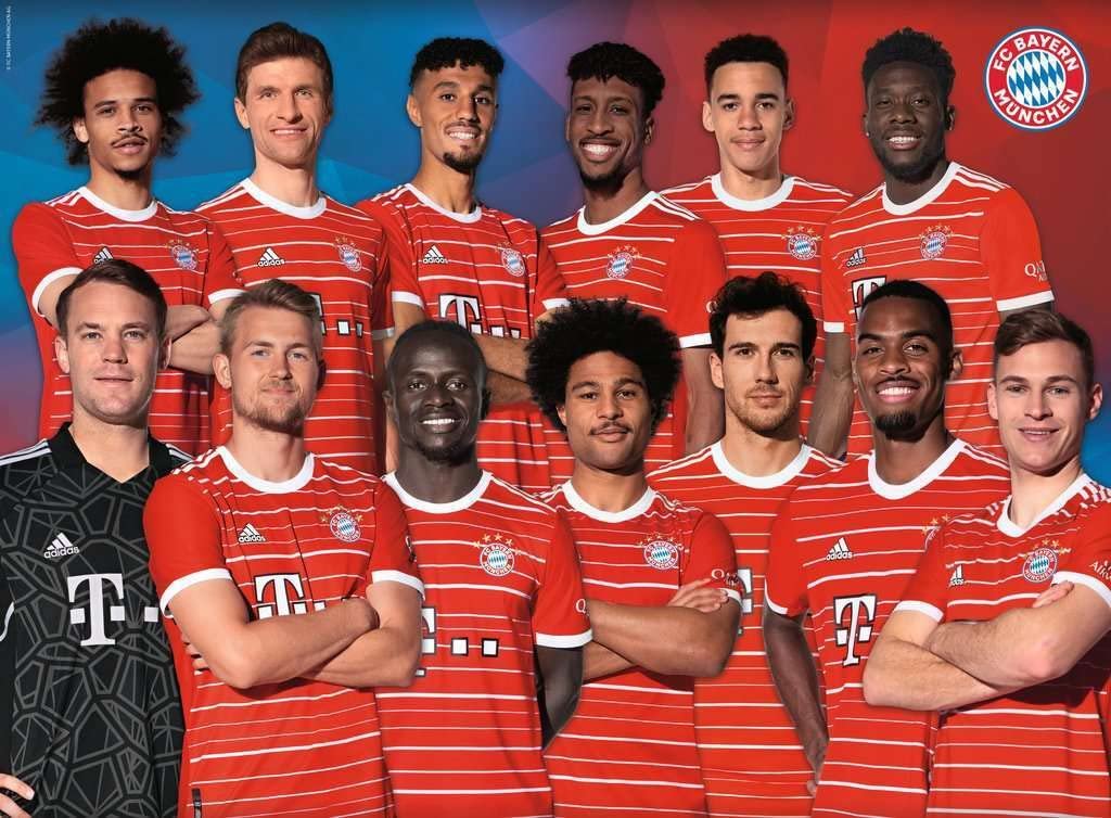 Пазл Ravensburger Children's Puzzle 13328 FC Bayern Season 2022/2023 300 элементов XXL для детей от 9 лет, фото №2