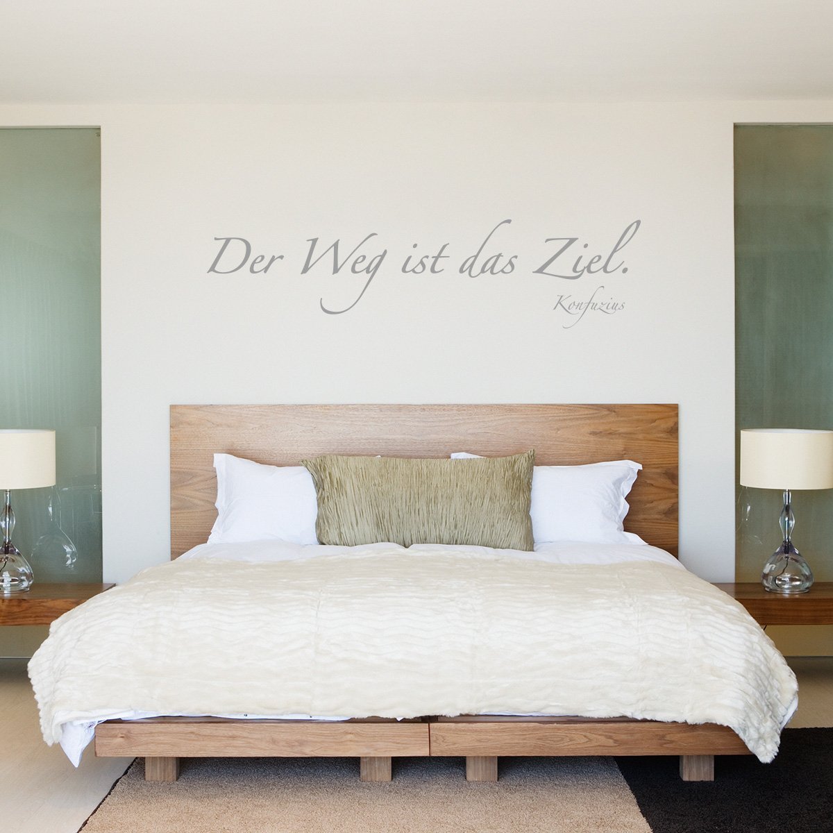 Настінна наклейка Wandkings "Der Weg ist das Ziel" (Confucius) Сіра, фото №2 Настінна наклейка Wandkings "Der Weg ist das Ziel" (Confucius) Сіра, фото №2