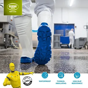 Сапоги Steplite XCi S4 Защитные для мужчин и женщин с защитным колпачком, без защитной подошвы, без металла, сверхлегкие, нескользящие, с амортизирующим каблуком, зимние, изолирующие белые EU 47 synthetic.ua - Фото 1