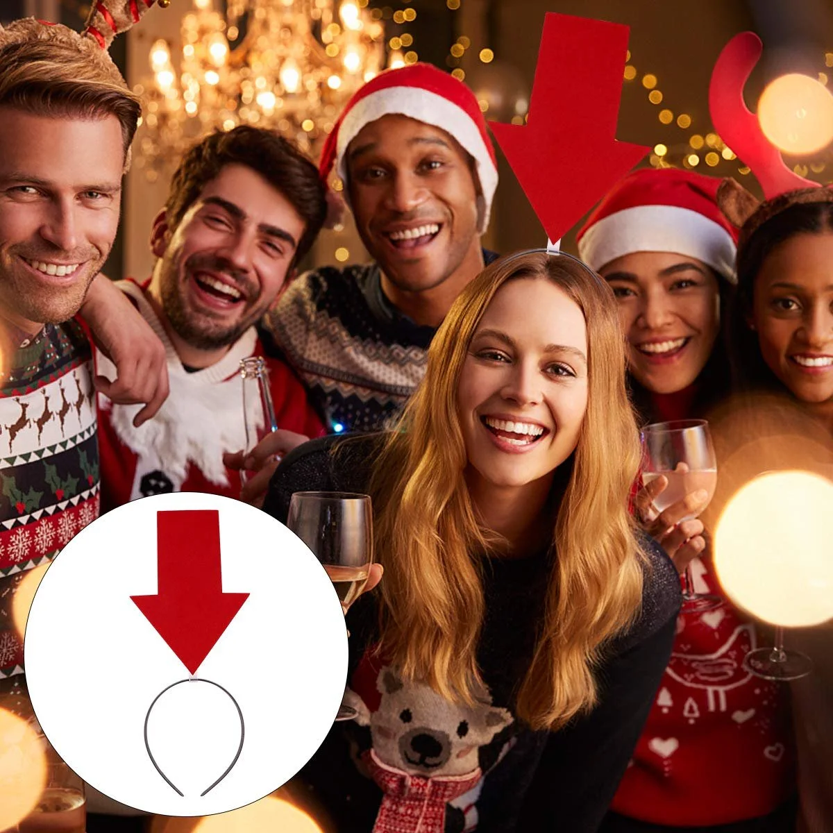 Обруч для волосся Amosfun 2 шт., фото №3