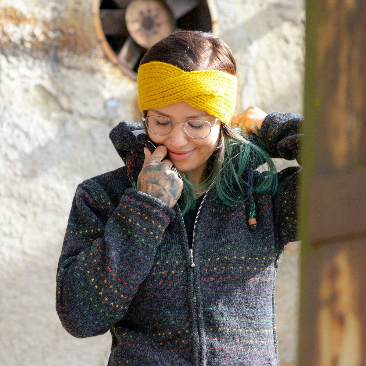 В'язана пов'язка McRon Sarala 9011 Жіноча Біла, фото №3