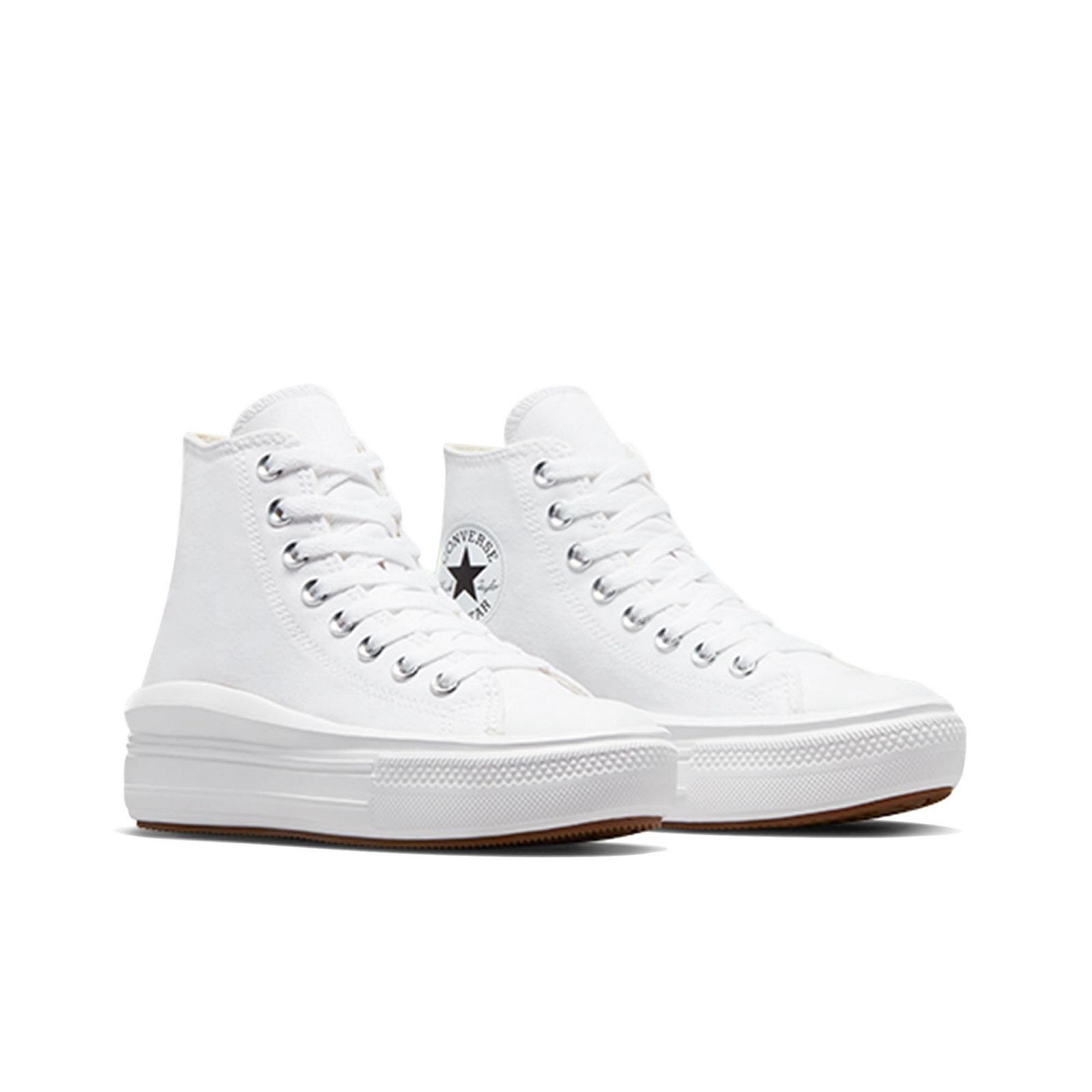 Кеды Converse Move Platform Hi Женские Черный/Белый, фото №3