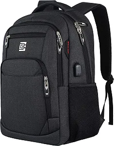 Рюкзак для ноутбука marcello 17" USB Антикрадій Чорний Modern - Фото 1