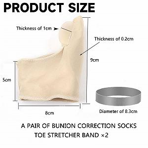 Разделитель для большого пальца стопы Hallux Valgus с лентой synthetic.ua - Фото 1