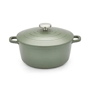 Жаровня Morphy Richards 851251 24 см Алюминиевая с антипригарным покрытием Зеленая - Фото 1