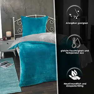 Постільна білизна Teddy Nicky 'Cashmere feel' плюшева двостороння для зими 135 x 200 см ціна на synthetic.ua - Фото 1 Постільна білизна Teddy Nicky 'Cashmere feel' плюшева двостороння для зими 135 x 200 см synthetic.ua - Фото 1