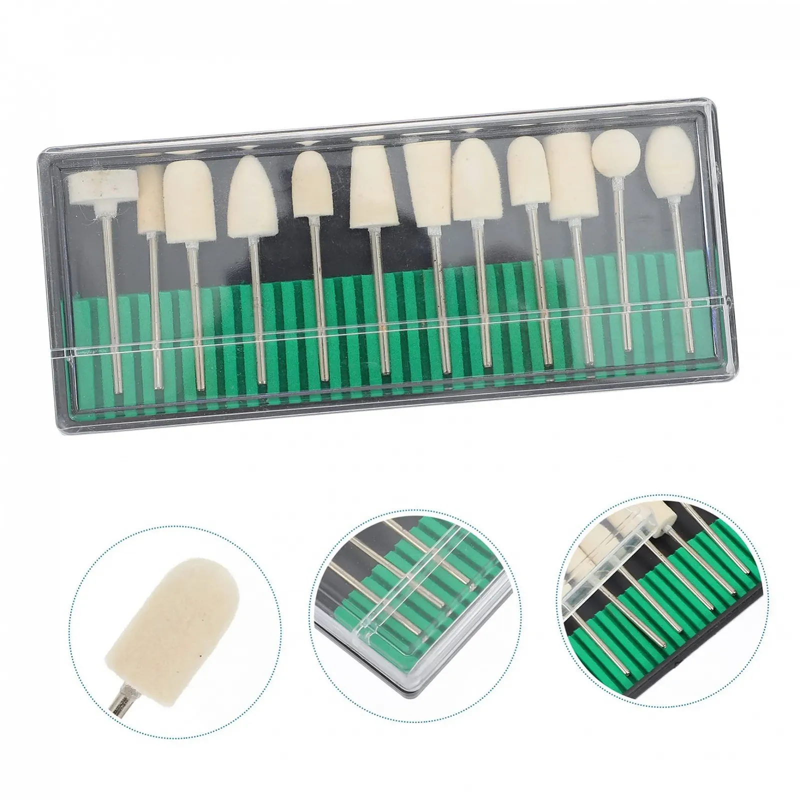 Насадки для электрического маникюрного фрезера Healvian 24 шт. для полировки ногтей, фото №7 Насадки для электрического маникюрного фрезера Healvian 24 шт. для полировки ногтей, фото №7