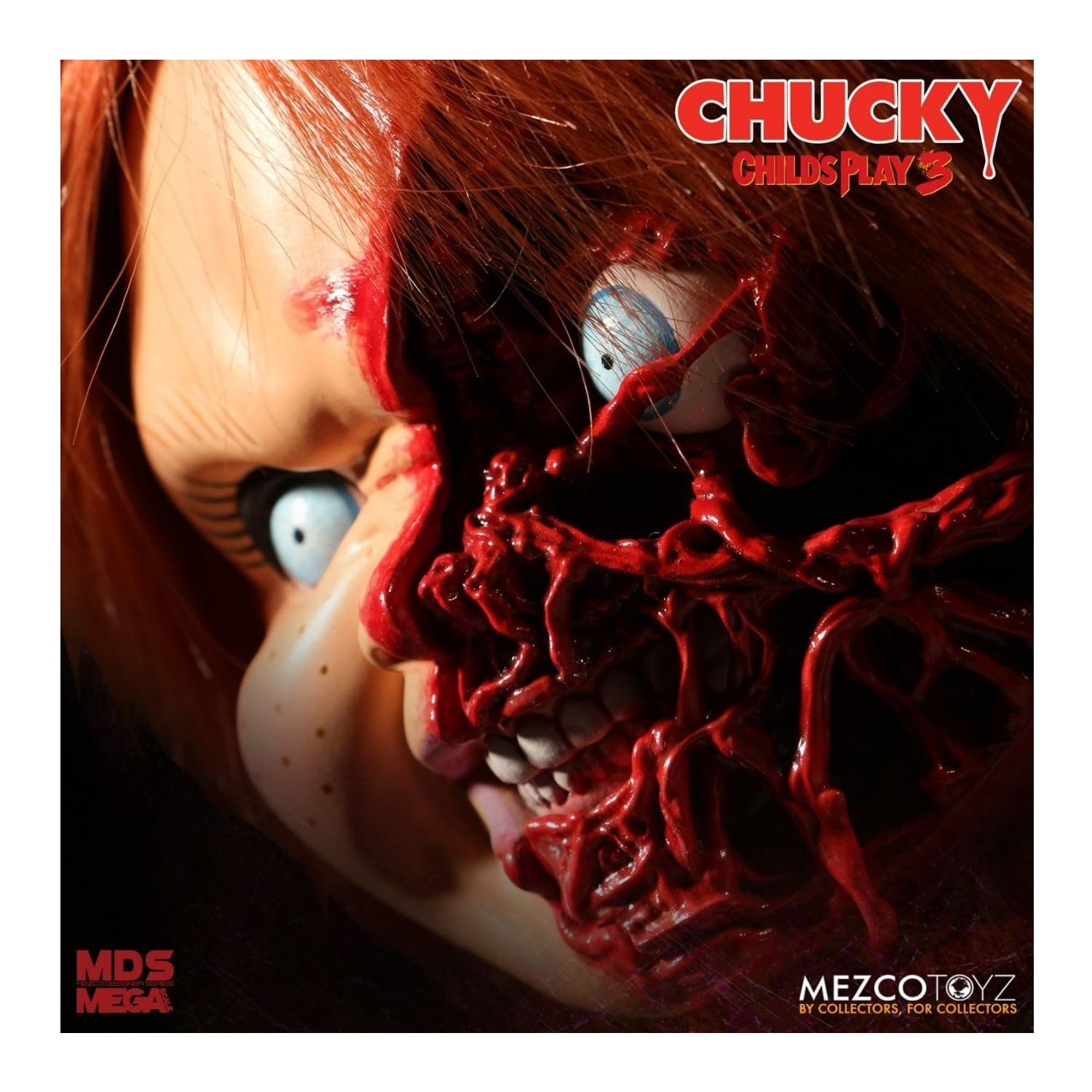 Фігурка Mezco Child's Play 3: Chucky Pizza Face Version Standard, що говорить, фото №4
