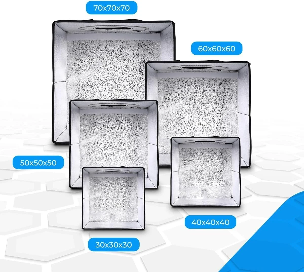 Фотобокс NK Mini Photobox (60 х 60 см) 3 фона Черный, фото №8