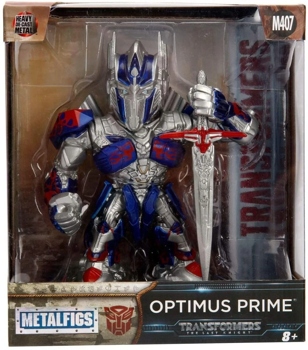 Колекційна фігурка Jada Toys Transformers Optimus Prime 253111002 10 см лита Сріблястий/Синій, фото №5