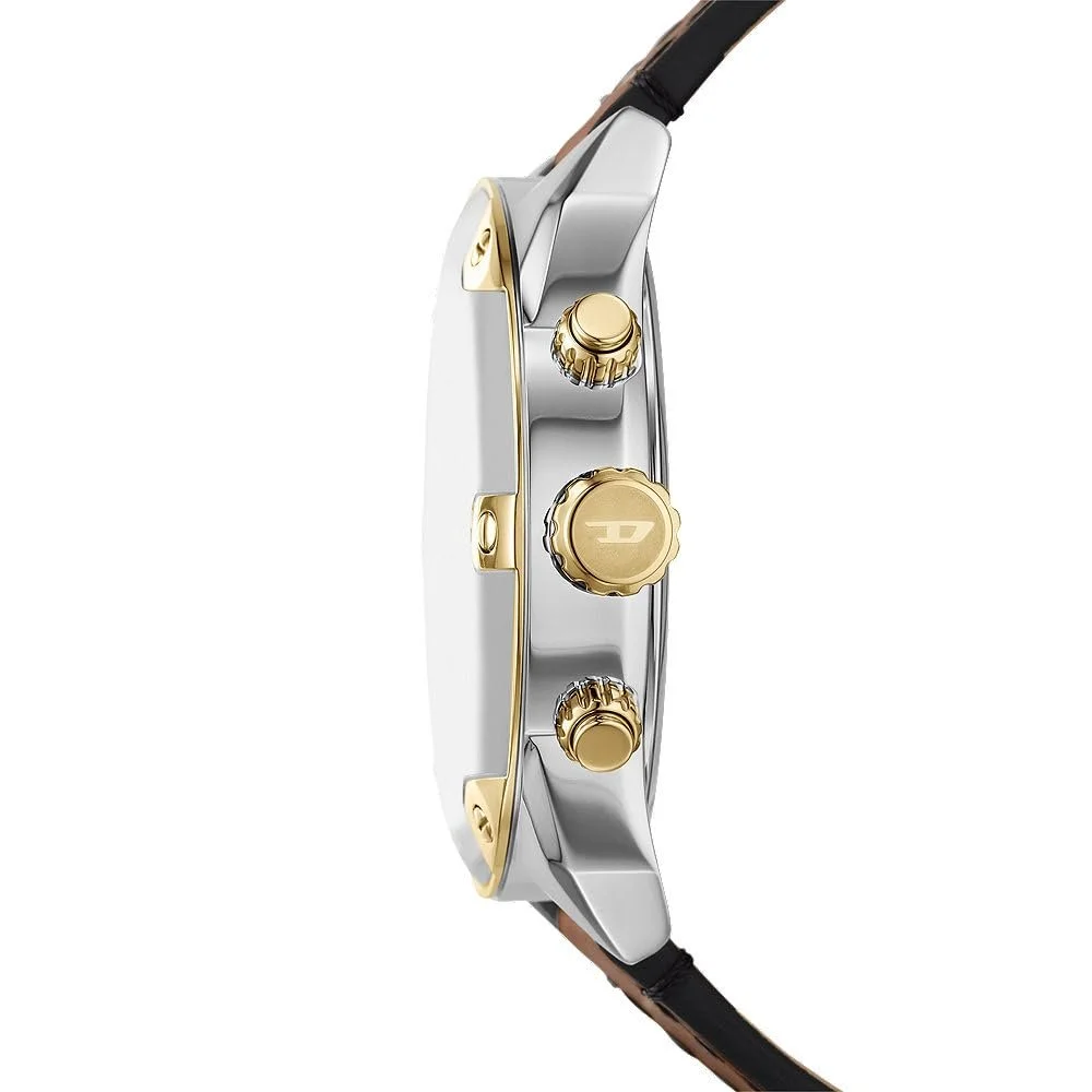 Годинник Diesel Spiked Чоловічий, кварцовий хронограф з шкіряним ремінцем, фото №3 Годинник Diesel Spiked Чоловічий, кварцовий хронограф з шкіряним ремінцем, фото №3