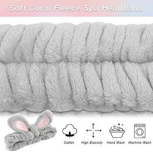 Повязка на голову Косметическая Ушка Кролика synthetic.ua - Фото 1