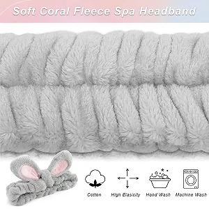 Повязка на голову Косметическая Ушка Кролика synthetic.ua - Фото 1