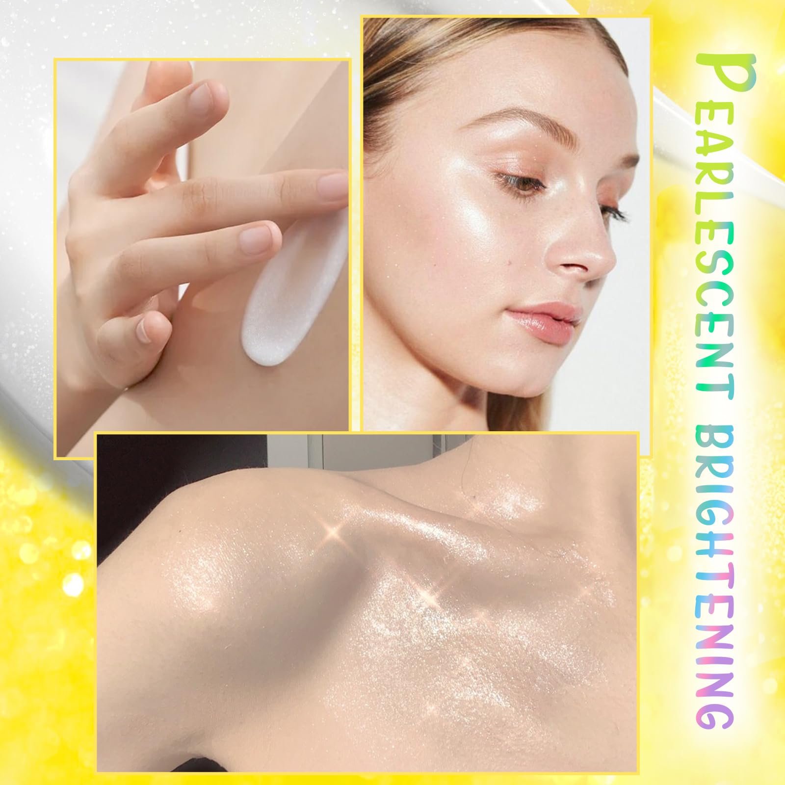 Солнцезащитный крем Prreal SPF 30 с блестками, перламутровый, осветляющий, мерцающий, увлажняющий, освежающий, сияющий, легкий, дышащий, не раздражающий кожу, фото №5