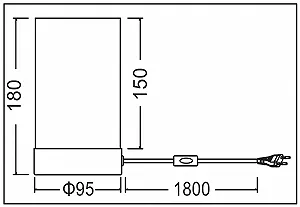 Настільна лампа Trango Paula 2017-01 LED E14 3000 K Matte Nickel White synthetic.ua - Фото 1