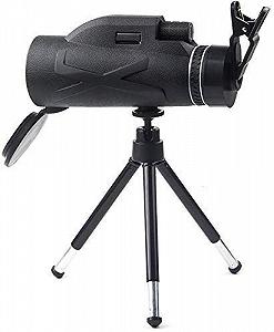 Монокуляр Телескоп 80 x 100 Високопотужний та HD Monocular з Призмою BAK4 Простий тримач для мобільного телефону + Телескопічна підставка з алюмінієвого сплаву - Фото 1