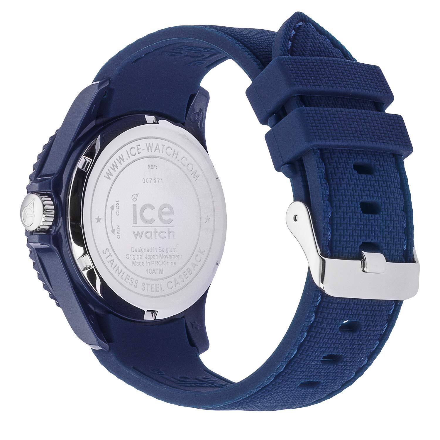 Годинник Ice-Watch ICE sixty nine Темно-синій силіконовий ремінець, фото №4