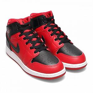 Кросівки Air Jordan 1 Mid Reverse Bred 2021 (GS) 38 synthetic.ua - Фото 1