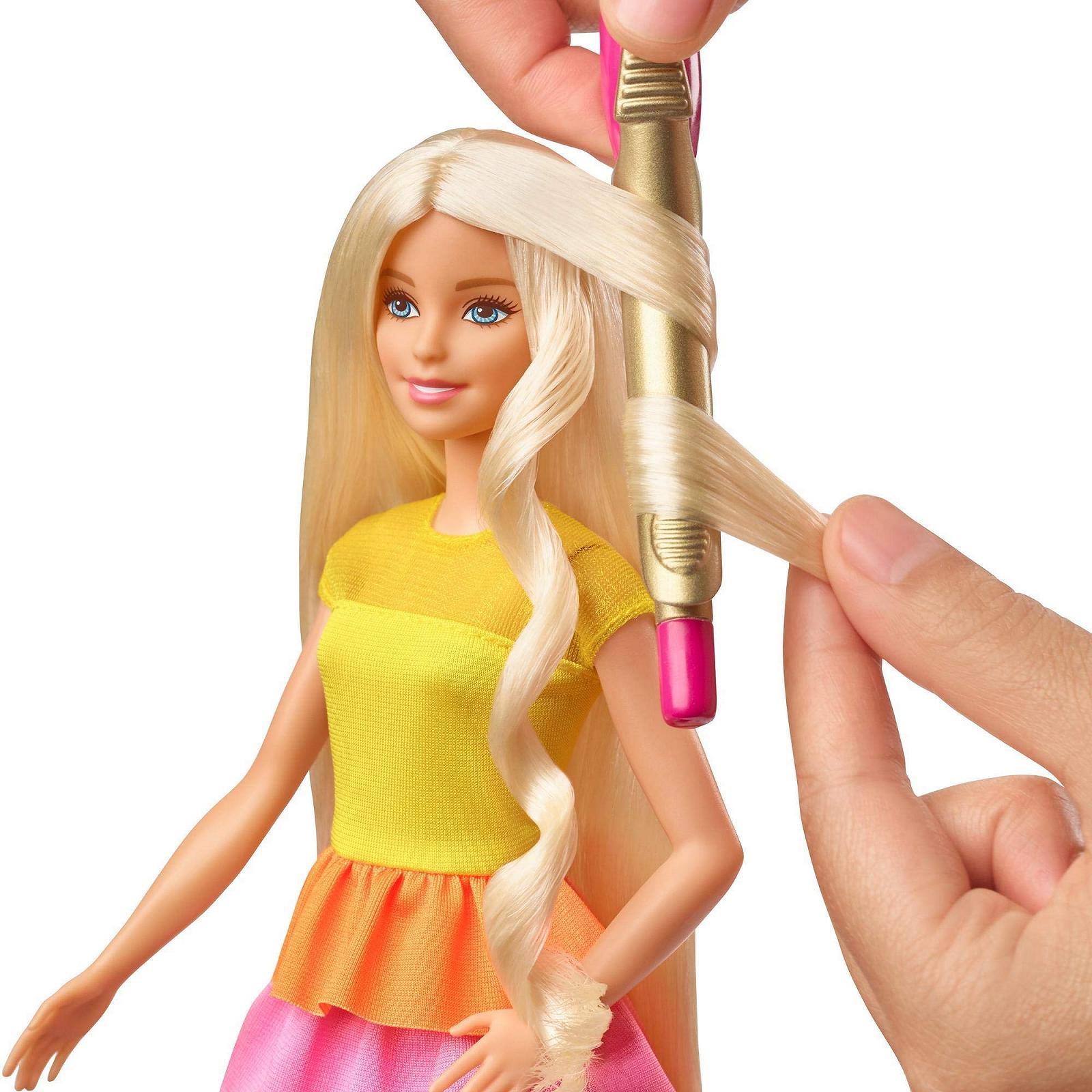 Лялька Barbie Ultimate Curls GBK24 Блондинка з Плойкою та Аксесуарами, фото №3