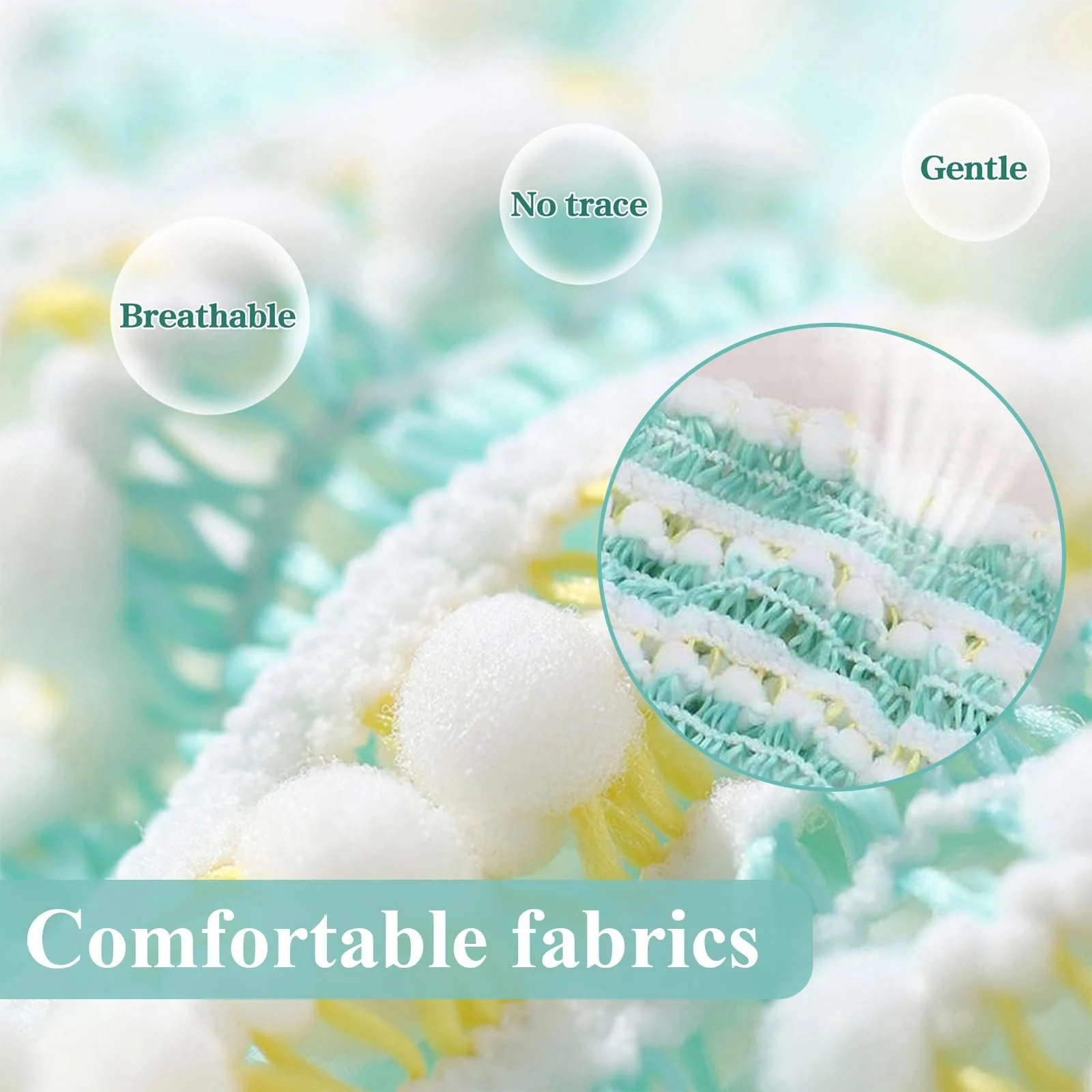 Набір косметичних пов'язок для волосся (3 шт.), фото №3