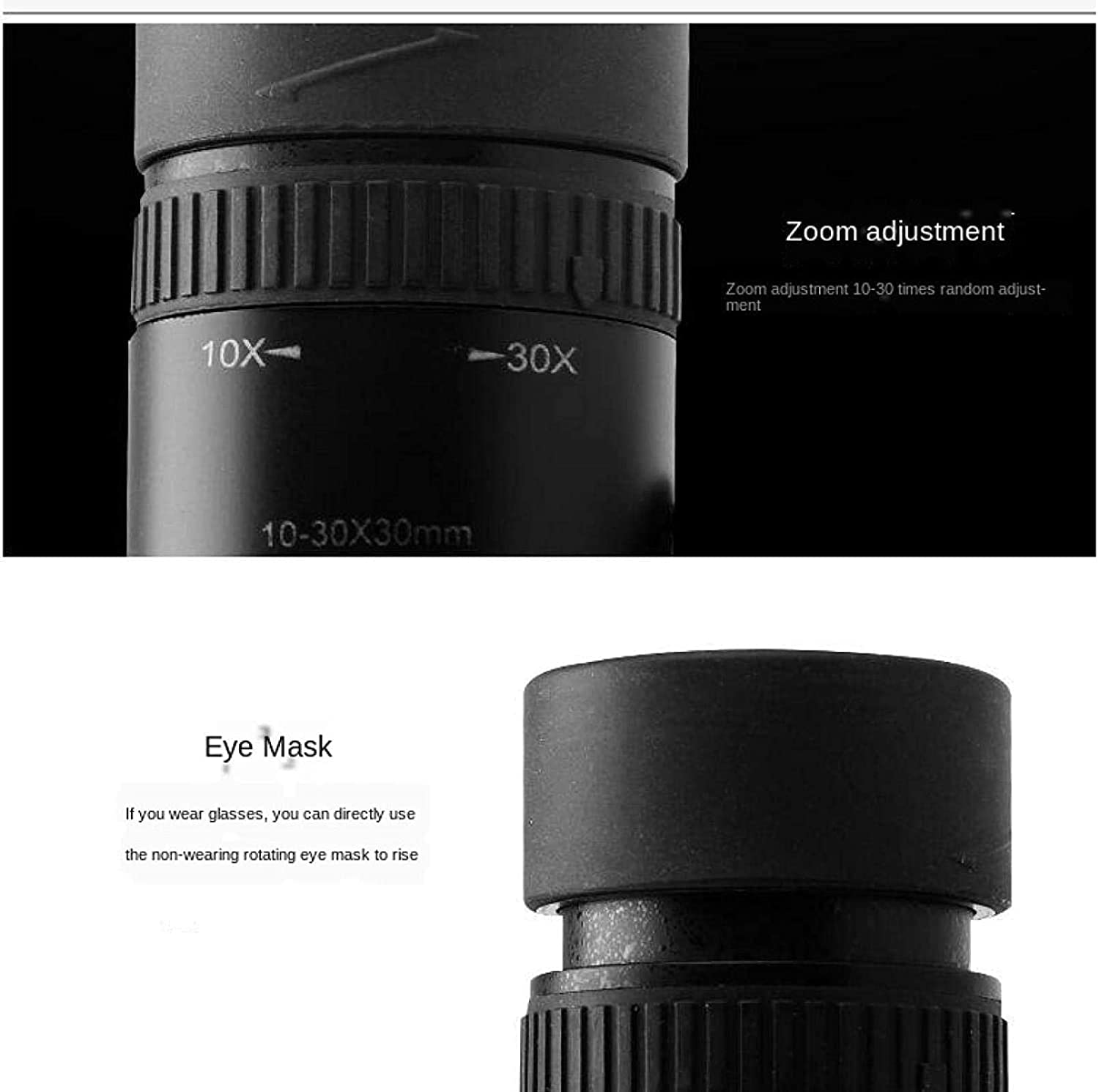 Монокуляр QHYTL Телескопическая Телефонная Камера 10-300 x 40 Высокая Производительность HD Зум Мини Телескоп Супер Телефото Зум Телескоп 10-30 x 30, фото №7