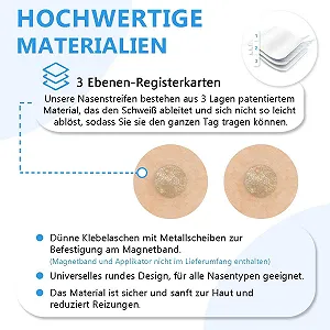 Пластирі на ніс магнітні проти хропіння, 60 шт synthetic.ua - Фото 1